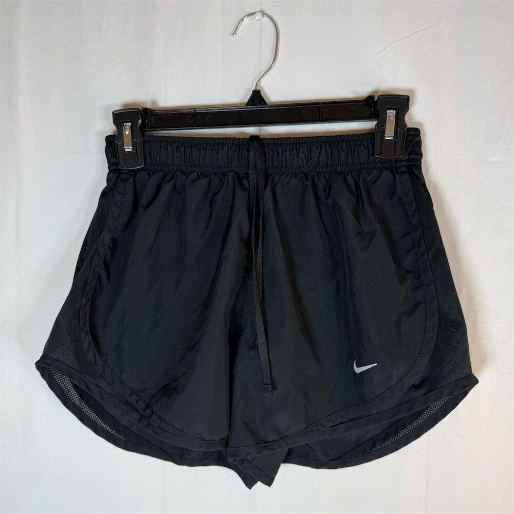 Nike Tempo Dri-FIT Women's Running Shorts Black Lined Drawstring Size S